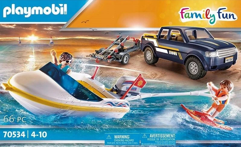 70534 PLAYMOBIL® Family Fun Pikapas su motorine valtim