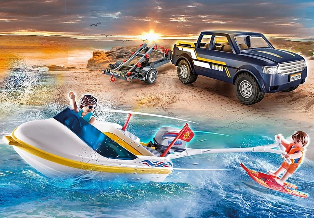 70534 PLAYMOBIL® Family Fun Pikapas su motorine valtim