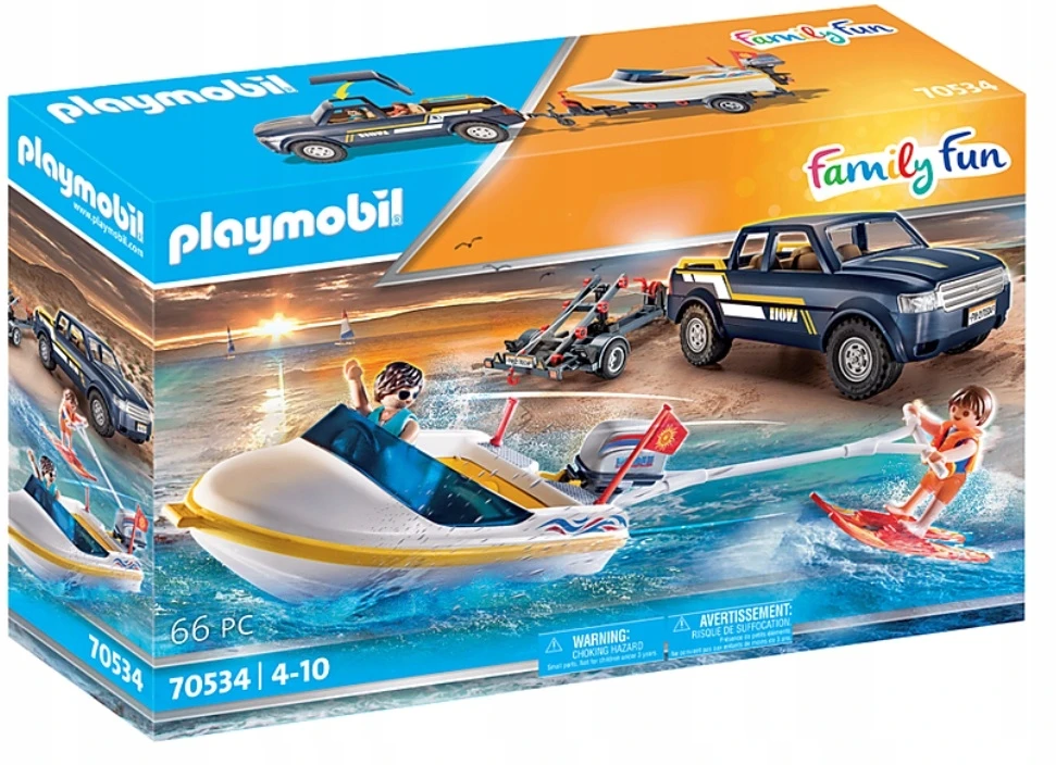 70534 PLAYMOBIL® Family Fun Pikapas su motorine valtim