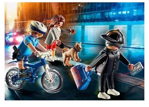 70573 PLAYMOBIL® City Action Policininkas su dviračiu