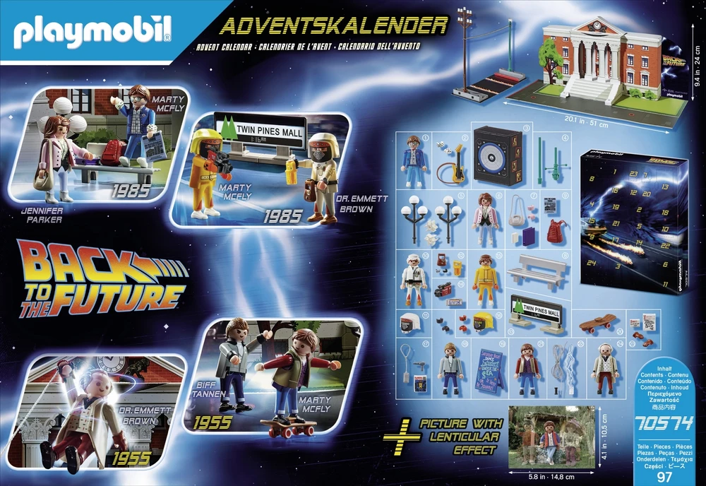 70574 PLAYMOBIL® Atgal į ateitį Advento kalendorius