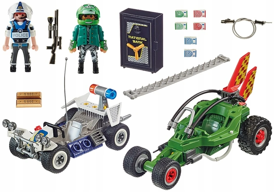 70577 PLAYMOBIL® City Action Policijos misija su lenktyniniu automodeliu