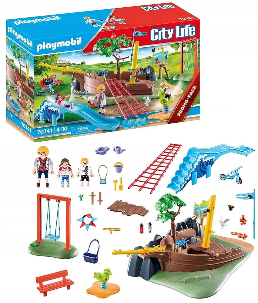 70741 PLAYMOBIL® City Life Nuotykiai žaidimų aikštelėje