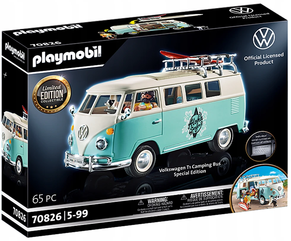 PLAYMOBIL Volkswagen T1 Camping Bus LIMITED (70826)