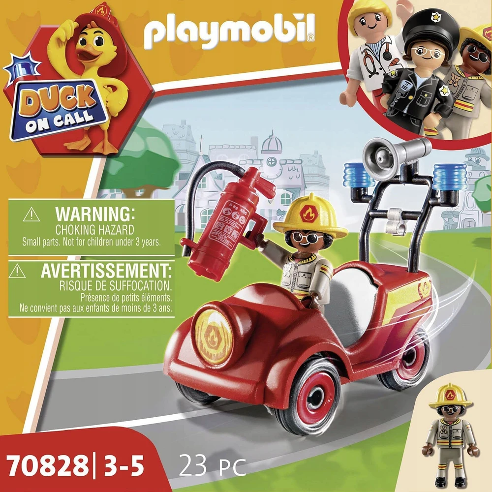 70828 PLAYMOBIL, D.O.C. Ugniagesių gelbėjimo mini automobilis