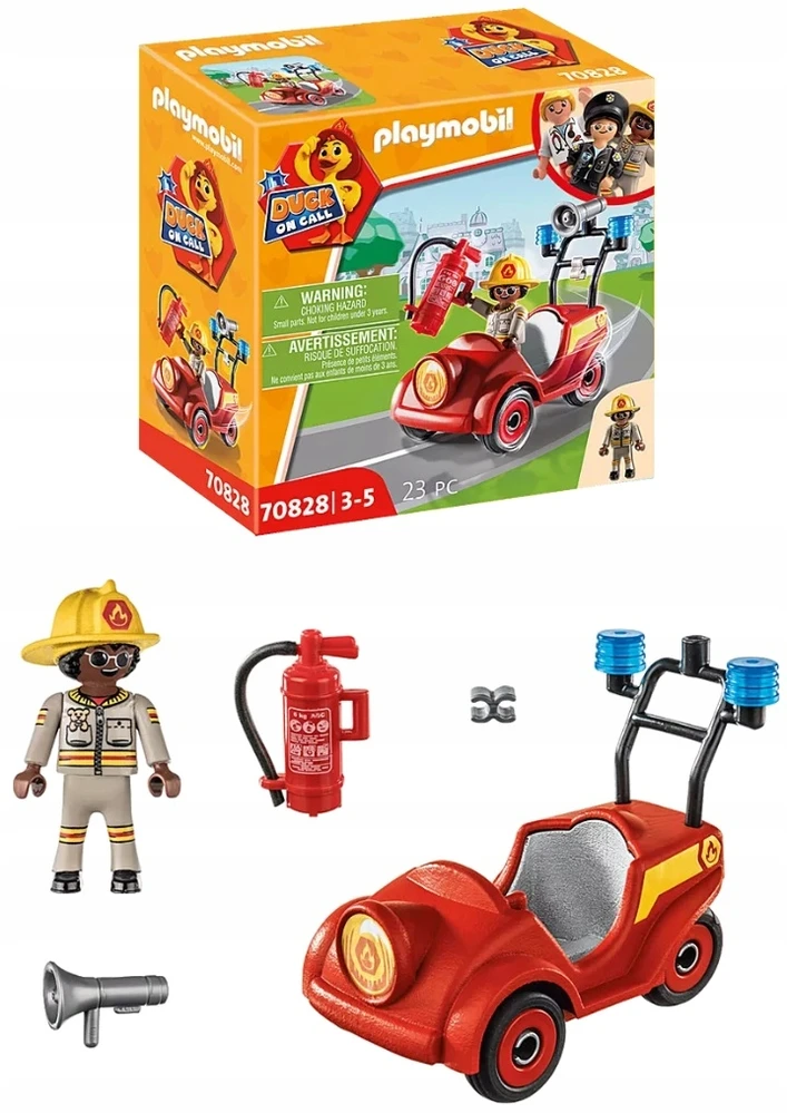 70828 PLAYMOBIL, D.O.C. Ugniagesių gelbėjimo mini automobilis