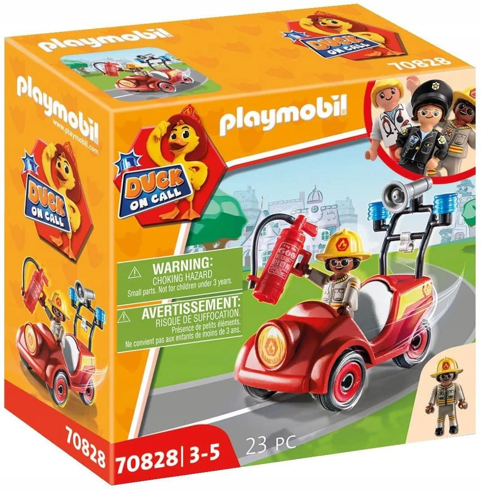70828 PLAYMOBIL, D.O.C. Ugniagesių gelbėjimo mini automobilis