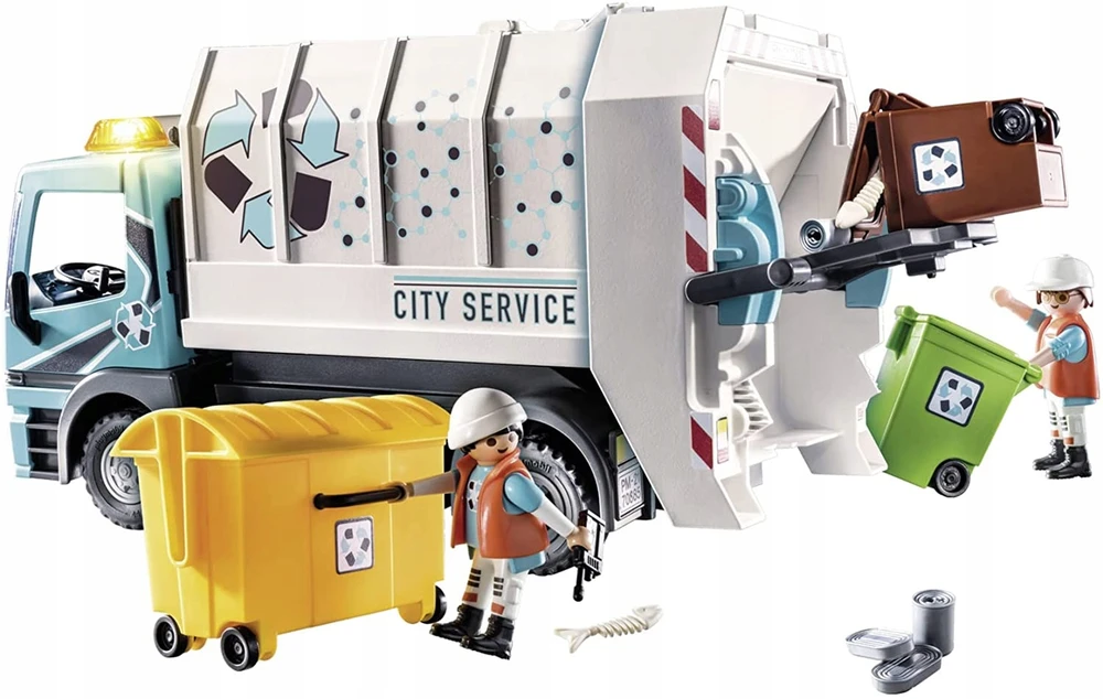 70885 Playmobil, šiukšliavėžis