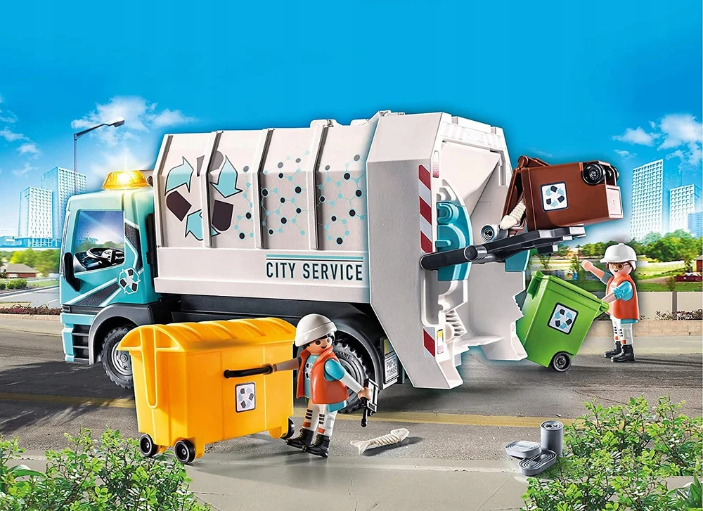 70885 Playmobil, šiukšliavėžis