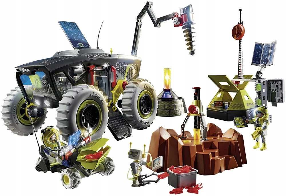 Žaislų Rinkinys - Playmobil 70888 Marsiečių Ekspedicija Su Transporto Priemonėmis, Astronautais, Kosmoso Tyrinėjimu, Daugiaspalvis
