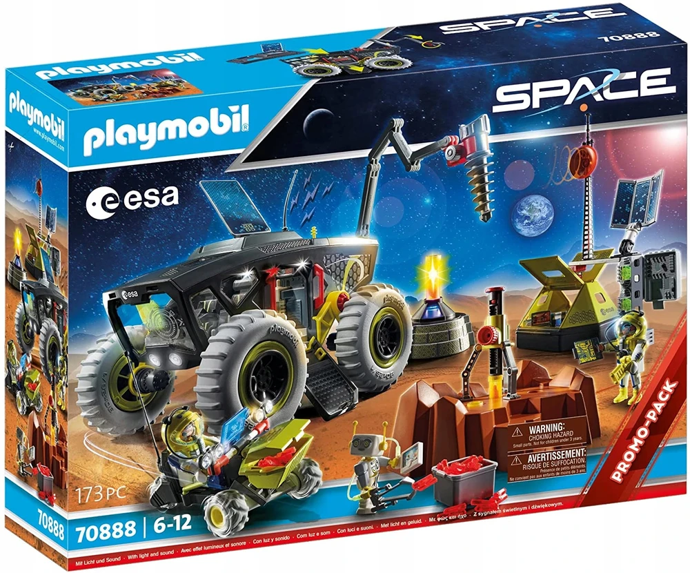 Žaislų Rinkinys - Playmobil 70888 Marsiečių Ekspedicija Su Transporto Priemonėmis, Astronautais, Kosmoso Tyrinėjimu, Daugiaspalvis
