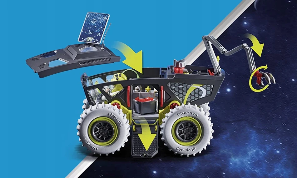 Žaislų Rinkinys - Playmobil 70888 Marsiečių Ekspedicija Su Transporto Priemonėmis, Astronautais, Kosmoso Tyrinėjimu, Daugiaspalvis