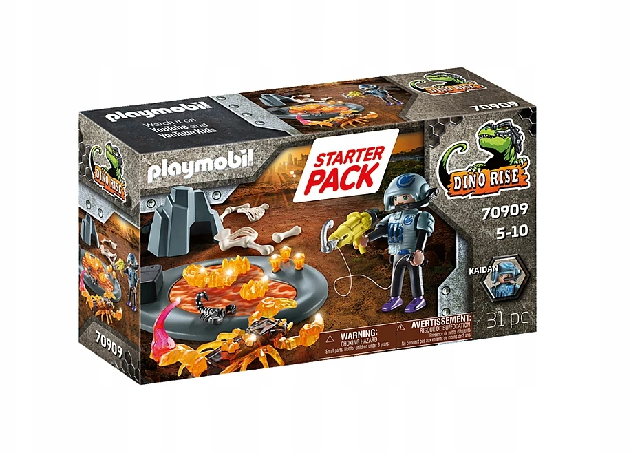 70909 PLAYMOBIL, Starter Pack Dino Rise: Fire Scorpion