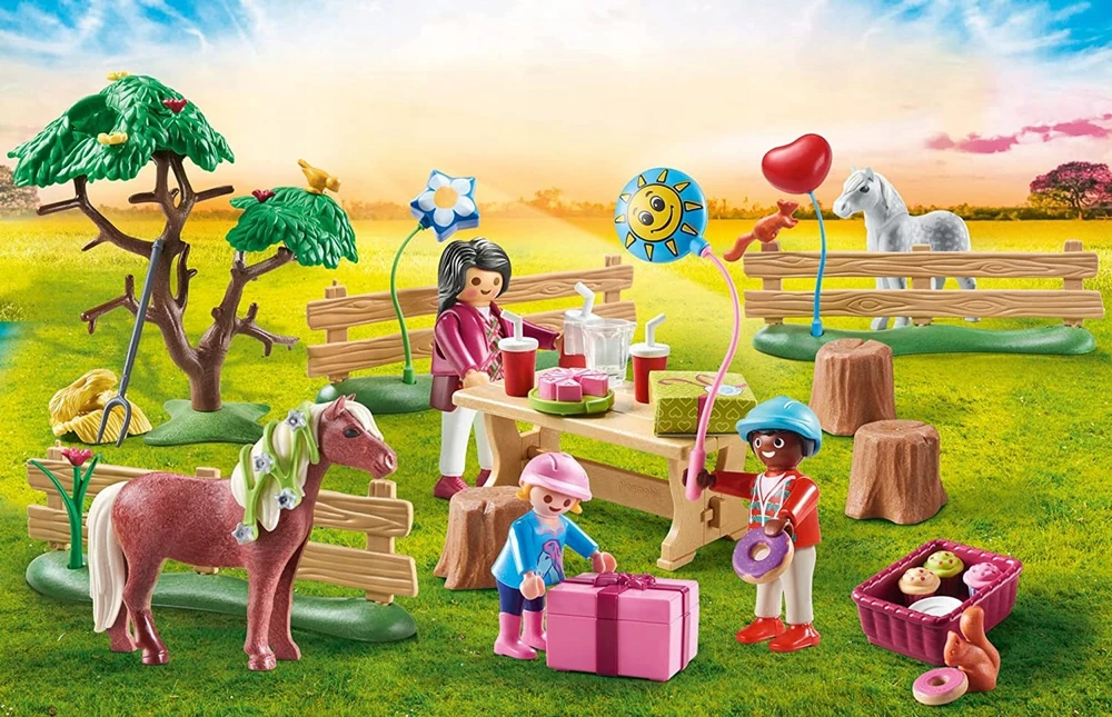 70997 PLAYMOBIL® Country, Vaikų gimtadienis ponių fermoje