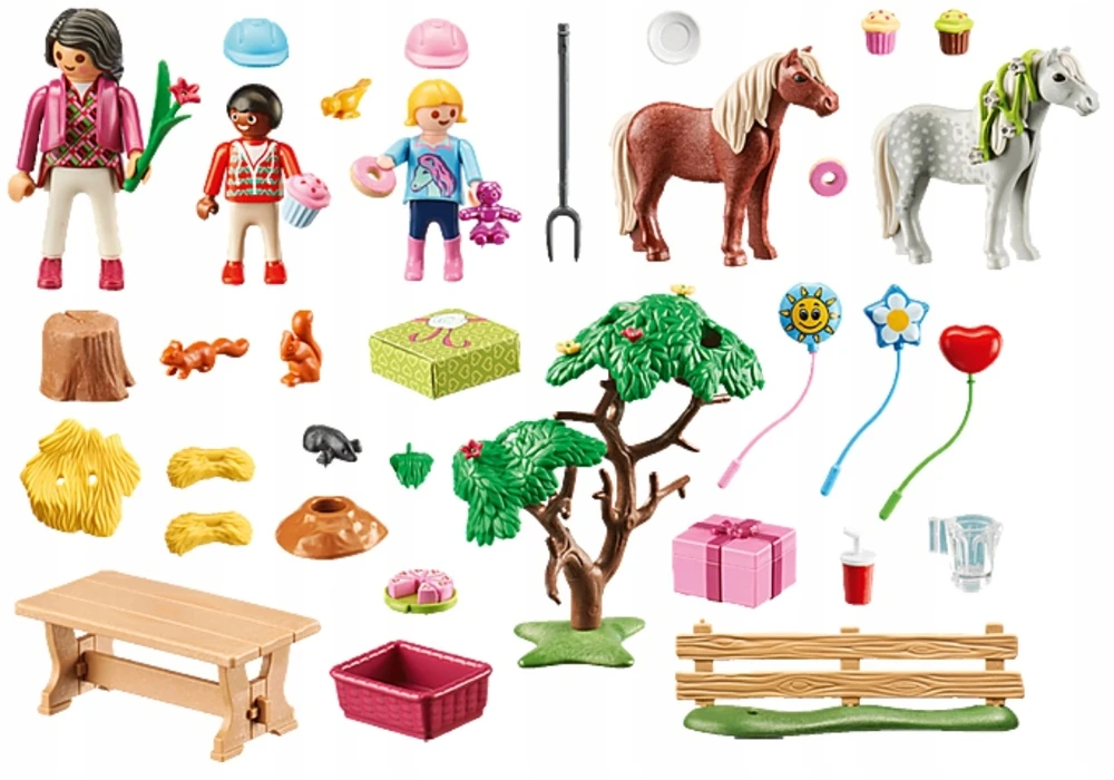 70997 PLAYMOBIL® Country, Vaikų gimtadienis ponių fermoje