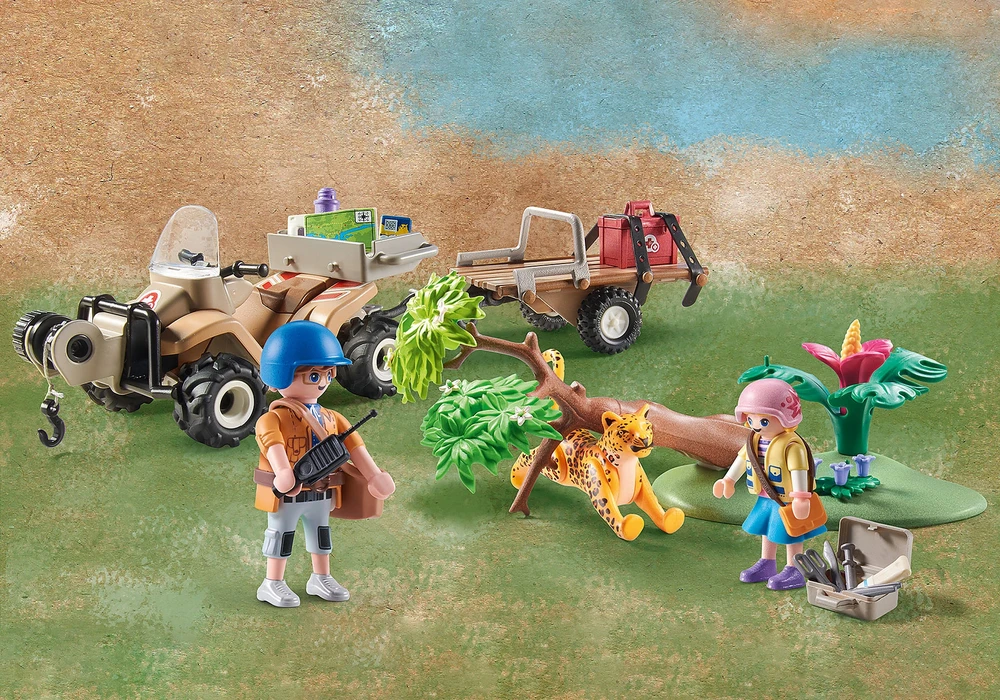 71011 PLAYMOBIL® Wiltopia, Gyvūnų gelbėjimo keturratis