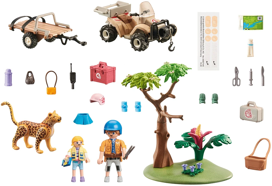 71011 PLAYMOBIL® Wiltopia, Gyvūnų gelbėjimo keturratis