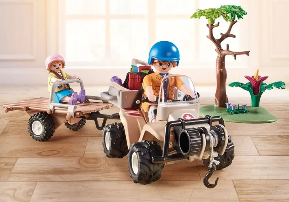 71011 PLAYMOBIL® Wiltopia, Gyvūnų gelbėjimo keturratis