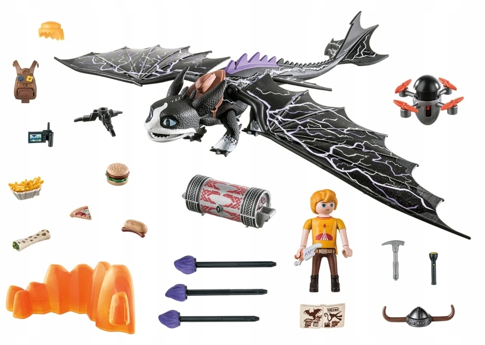71081 PLAYMOBIL® Drakonai, Devynių Karalų Perkūnas ir Tomas
