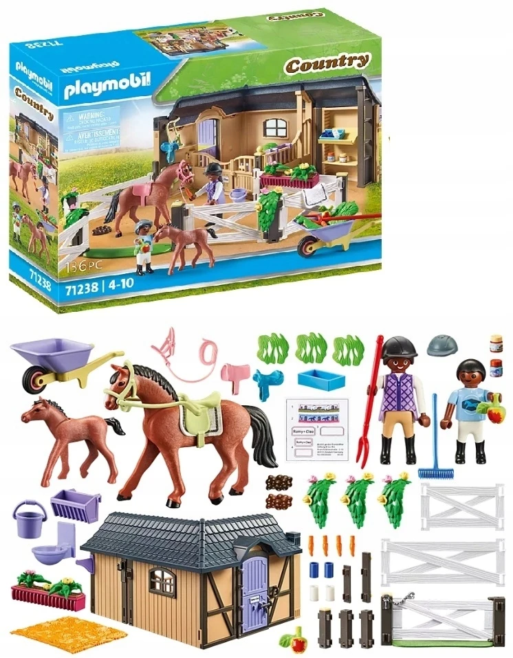 71238 PLAYMOBIL® Country, Užmiesčio jojimo arklidė