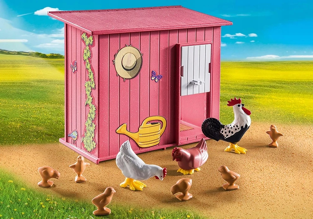 Konstruktorius Playmobil Vištiena su viščiukais 71308