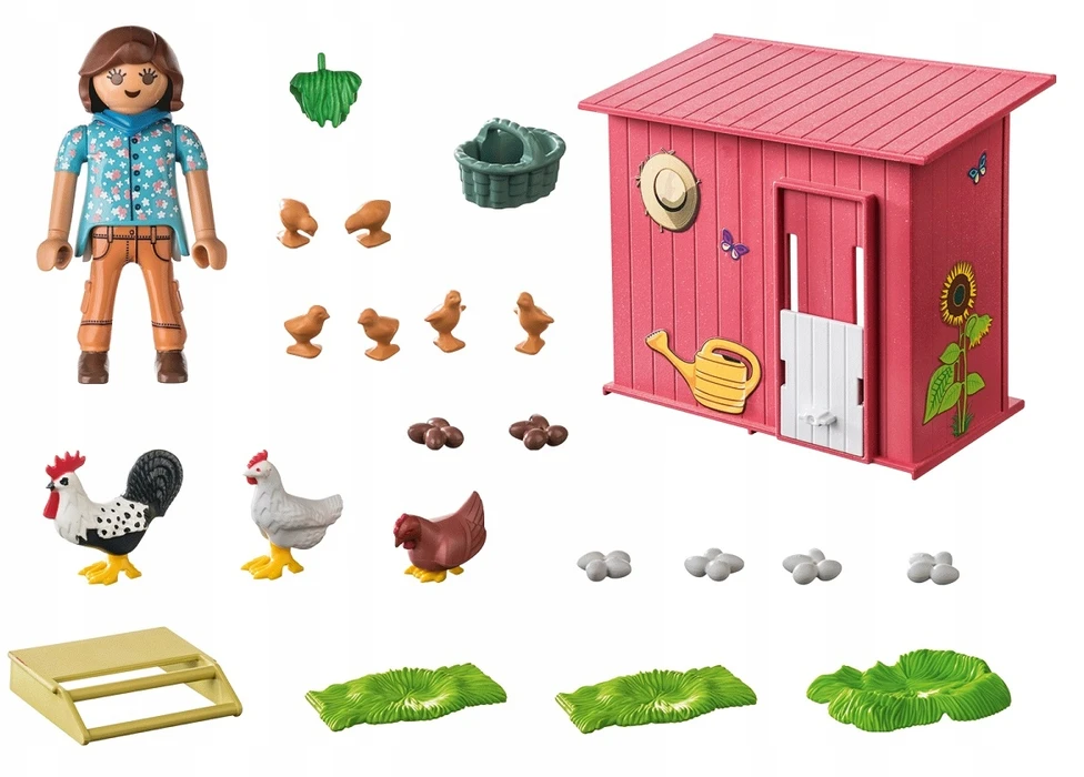 Konstruktorius Playmobil Vištiena su viščiukais 71308