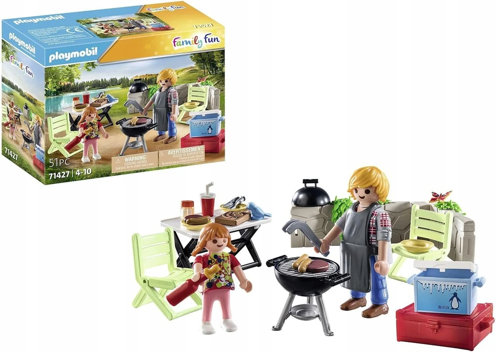 Konstruktorius Playmobil Family Barbecue 71427, plastikas