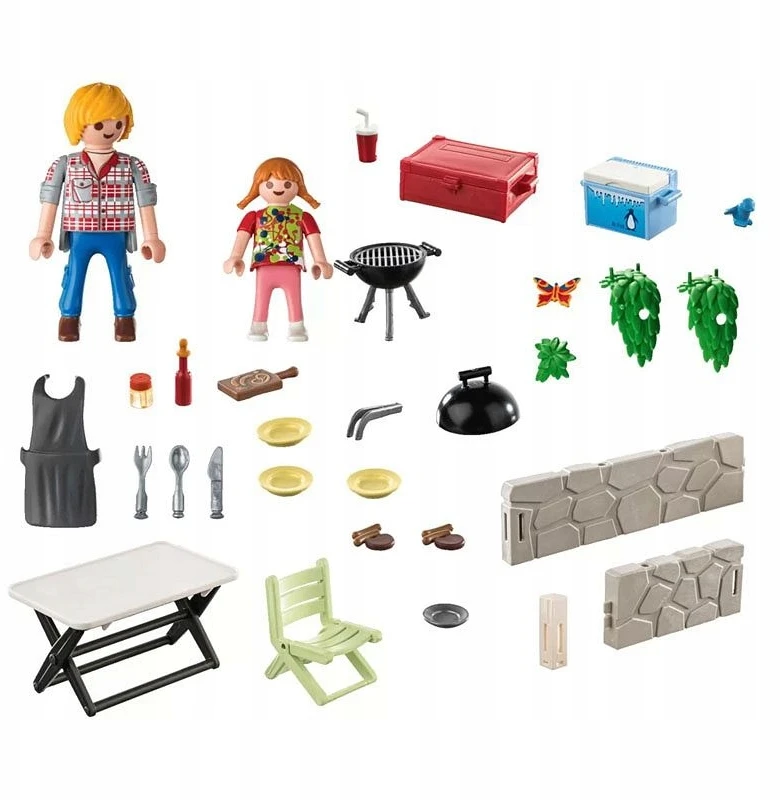 Konstruktorius Playmobil Family Barbecue 71427, plastikas