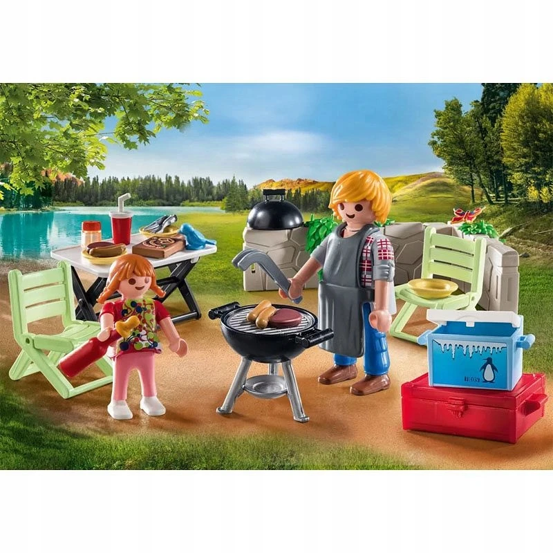 Konstruktorius Playmobil Family Barbecue 71427, plastikas