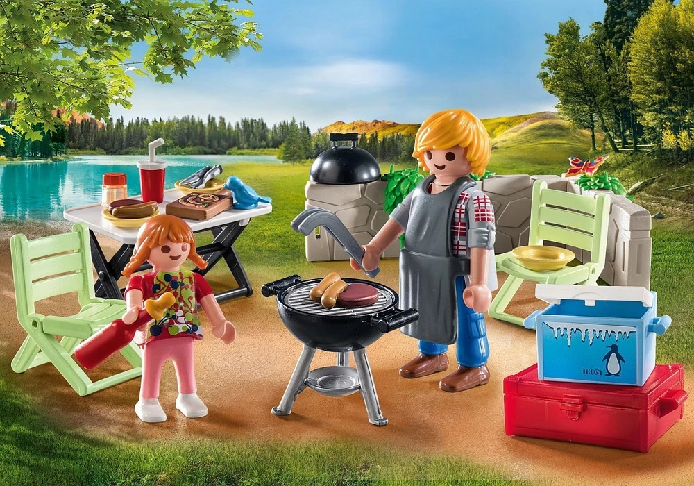 Konstruktorius Playmobil Family Barbecue 71427, plastikas