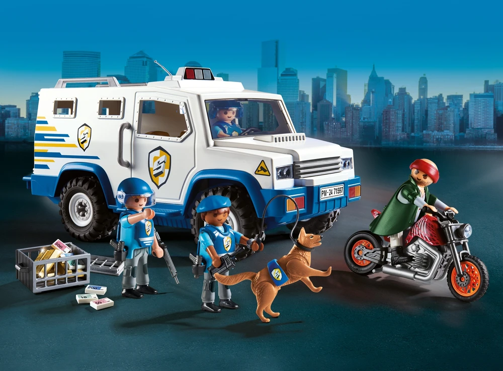 Playmobil Action Heroes 71597 Money Transporter