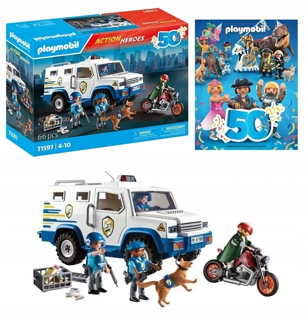 Playmobil Action Heroes 71597 Money Transporter