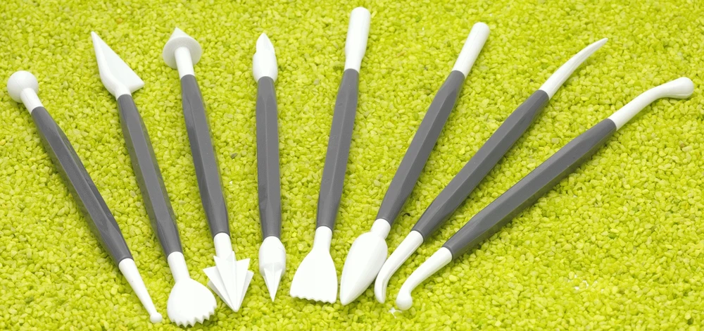 8 Easy Baking modeliavimo ir dekoravimo įrankių rinkinys. LENGVAS KEPIMAS
