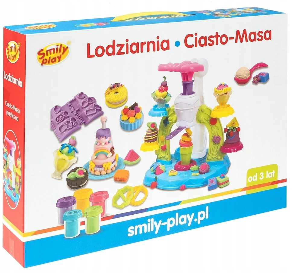 84952 SMILY PLAY Konditerijos tešla Ledainė