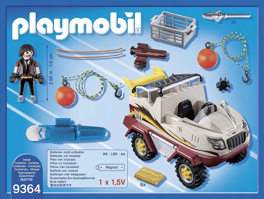 PLAYMOBIL CITY ACTION Sunkvežimis amfibija, 9364