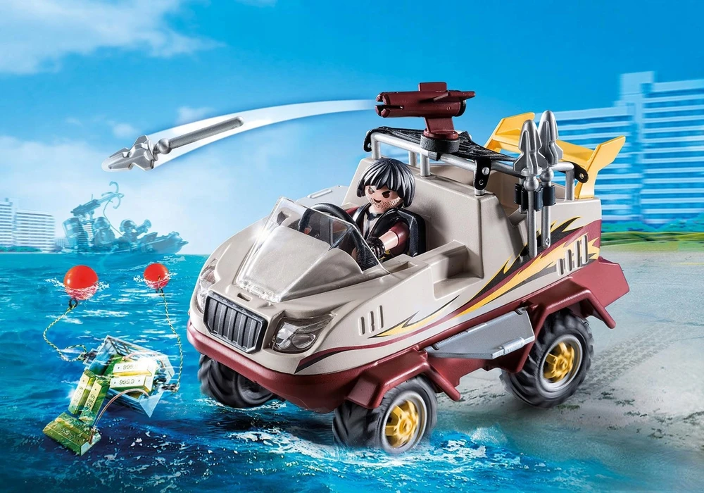 PLAYMOBIL CITY ACTION Sunkvežimis amfibija, 9364