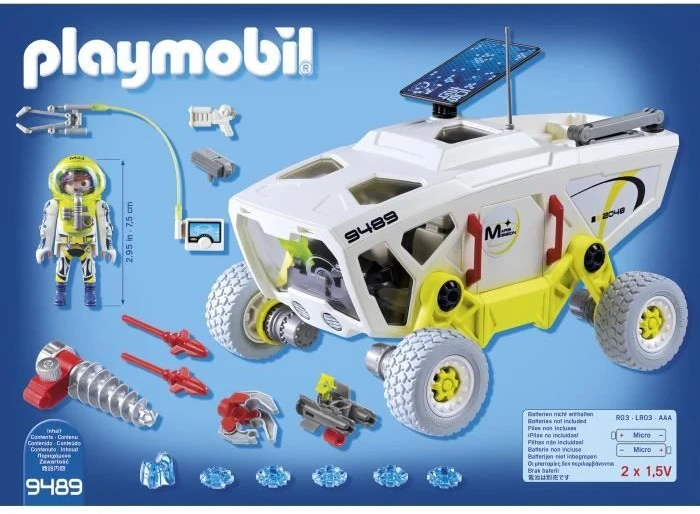 PLAYMOBIL SPACE Marso tyrimų transporto priemonė, 9489