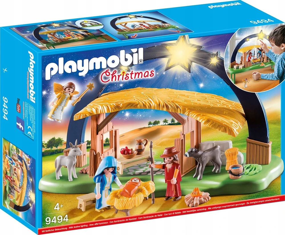 „Playmobil Christmas 9494“ prakartėlė su lemputėmis