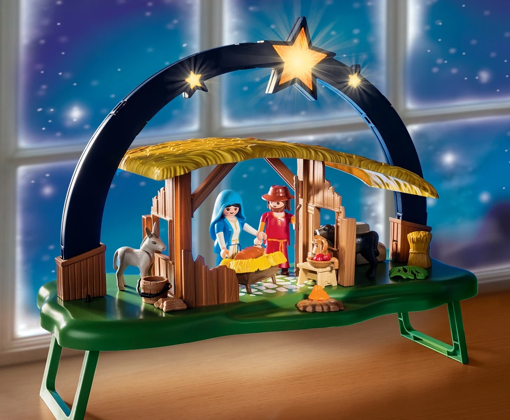 „Playmobil Christmas 9494“ prakartėlė su lemputėmis