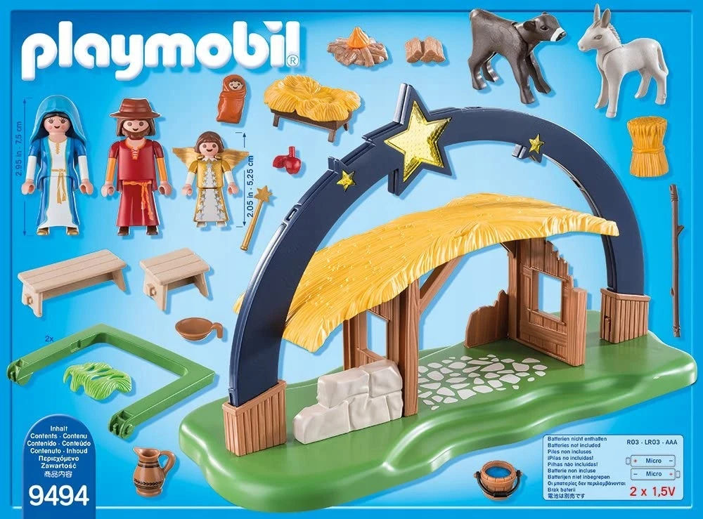 „Playmobil Christmas 9494“ prakartėlė su lemputėmis