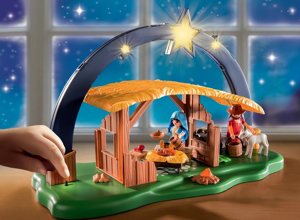 „Playmobil Christmas 9494“ prakartėlė su lemputėmis