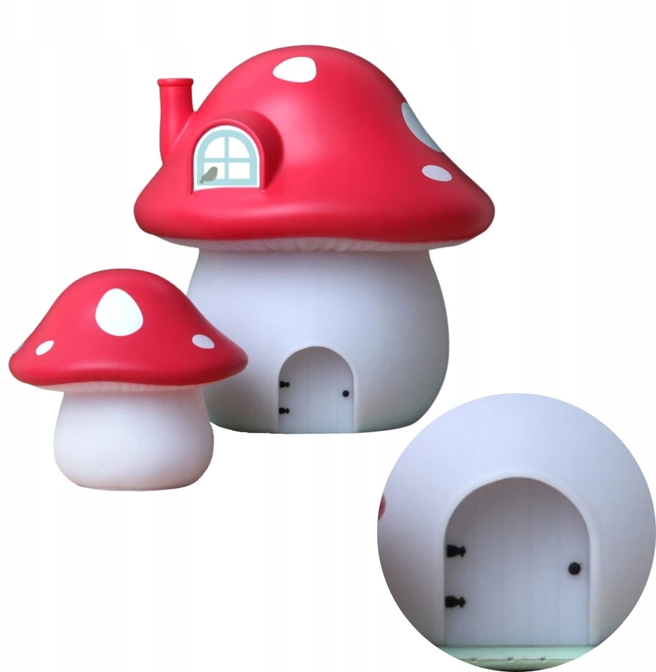 A Little Lovely Lampka nocna led vaikams muchomorek mały