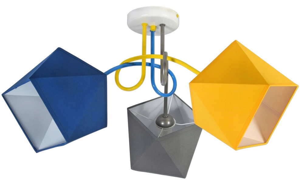 A-R Lampa Wisząca Plafon Żyrandol Diament Dla Dzieci Młodzieżowa Abażur Kolor