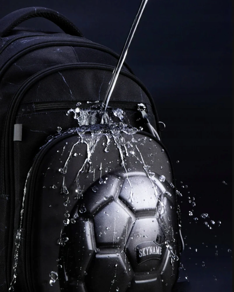 A1 Kuprinė "football Fan" 3 skyrių su kamuoliuko pakabuku