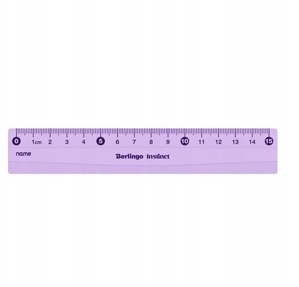 AB BERLINGO RULE 15cm INSTINCT liniuotė mokyklai GEOMETRINĖS PRIEMONĖS Lux