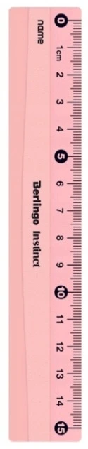 AB BERLINGO RULE 15cm INSTINCT liniuotė mokyklai GEOMETRINĖS PRIEMONĖS Lux