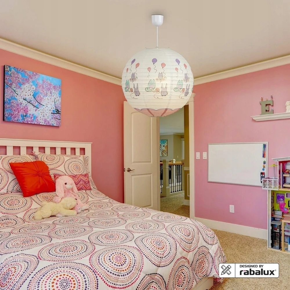 Abażur dziecięcy kula 40 cm wielokolorowy 4632 Cathy Rabalux