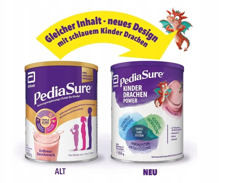 Abbott PEDIASURE milteliai 850g BRAKŠČIŲ SKONIO