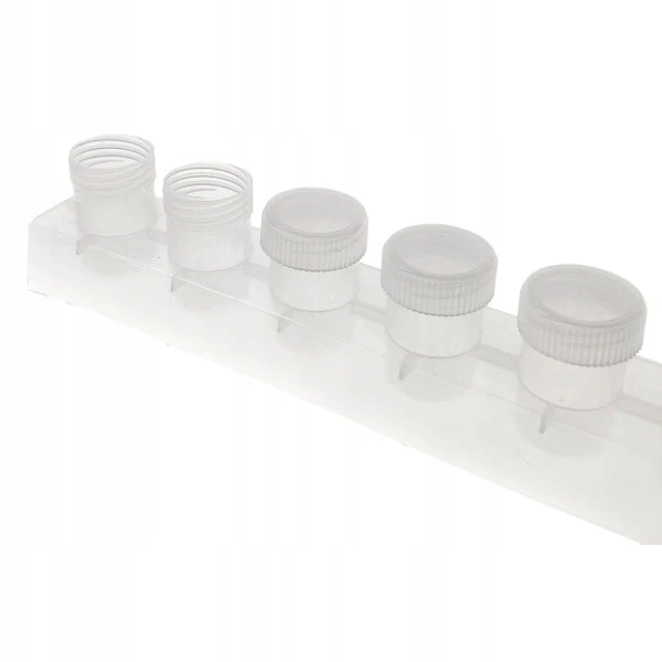 Oem ABC Indelis Dažų puodeliai Kalnų krištolas 6x20ml Rakinami plastikiniai indai