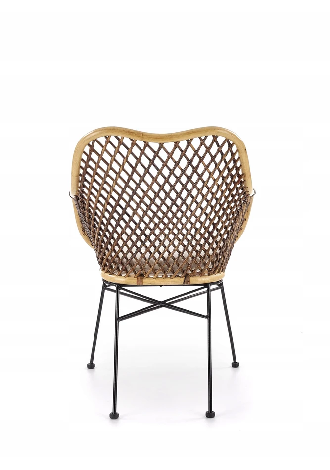 About Your Home ALVINO Natural/Juodas Rattan kėdė – išskirtinumas ir komfortas